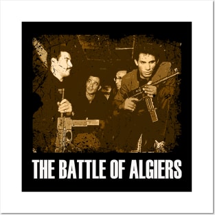 The City as a Battlefield Algiers Vintage Film Art Tee Posters and Art